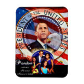Obama 44. Präsident_ Magnet (Vertikal)