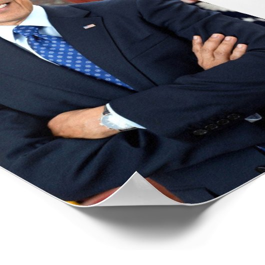 Obama 44. Präsident Poster (Ecke)
