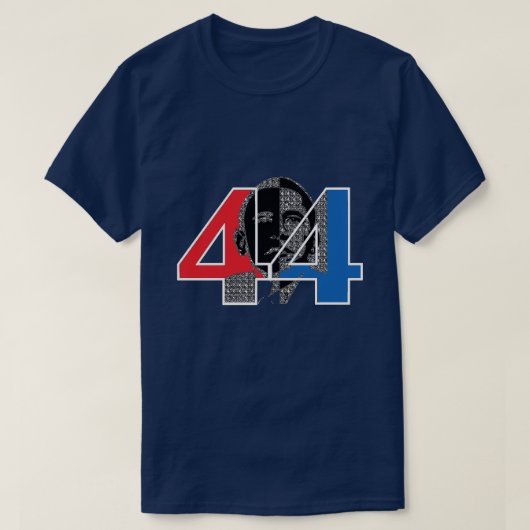Obama 44. Präsident T - Shirt (Design vorne)