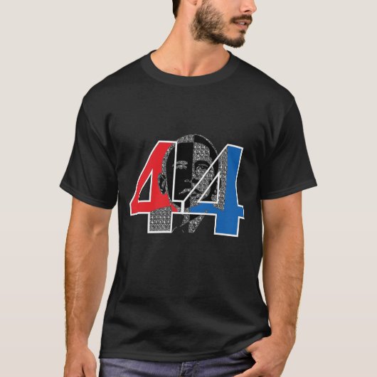 Obama 44. Präsident T - Shirt (Vorderseite)