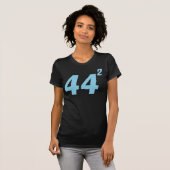 Obama 44 quadrierte T-Shirt (Vorne ganz)