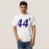 Obama 44 quadrierte T - Shirt (Vorne ganz)