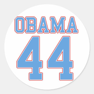 Obama - 44 runder aufkleber