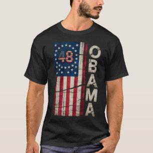Obama 48. US-Präsident Flag Obama für Presi T-Shirt