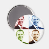 obama 4chrome magnet (Vorderseite/Rückseite)
