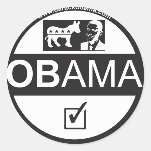 OBAMA 59 FÜNFZIG STICKER (Vorderseite)