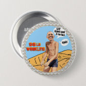 Obama 98lb Weakling Button (Vorne & Hinten)