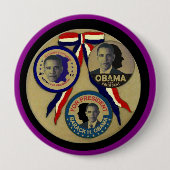 Obama, Abe, FDR u. JFK Button (Vorderseite)
