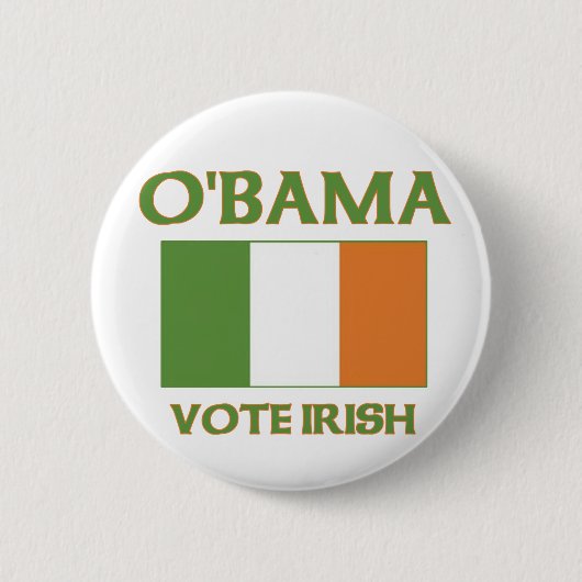 Obama-Abstimmung Irenknopf Button (Vorderseite)