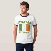 Obama-Abstimmungs-Iren T-Shirt (Vorne ganz)