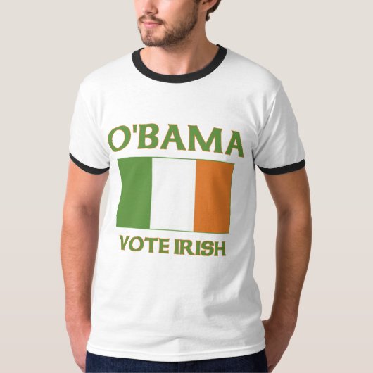 Obama-Abstimmungs-Iren T-Shirt (Vorderseite)