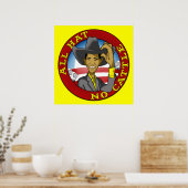 Obama alle keine Rinder Poster (Küche)