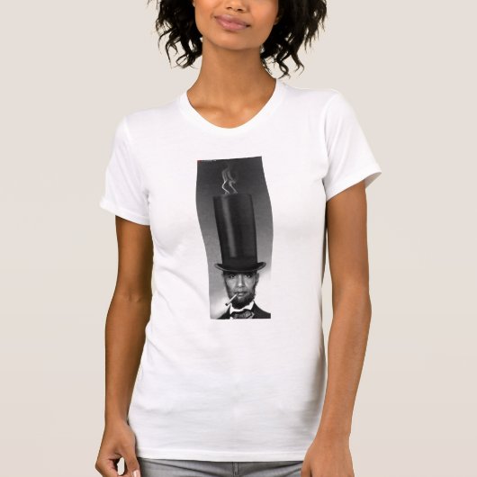 Obama als Lincoln T-Shirt (Vorderseite)