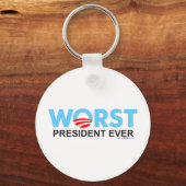 Obama am schlimmsten je schlüsselanhänger (Vorderseite)
