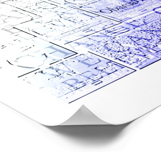 Obama American Dream Version - Maßgeschneiderte Poster (Ecke)