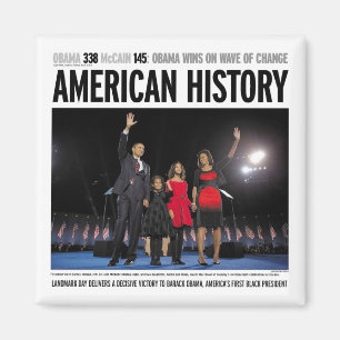 Obama: Amerikanischer Geschichtsmagnet Magnet