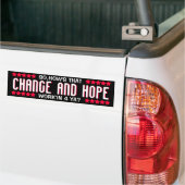 OBAMA - ÄNDERN SIE UND HOFFEN SIE AUTOAUFKLEBER (Auf Lkw)