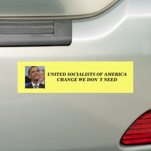 OBAMA-ÄNDERUNG?? AUTOAUFKLEBER (Auf Auto)