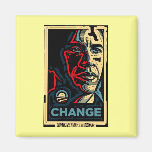 Obama-Änderung Magnet