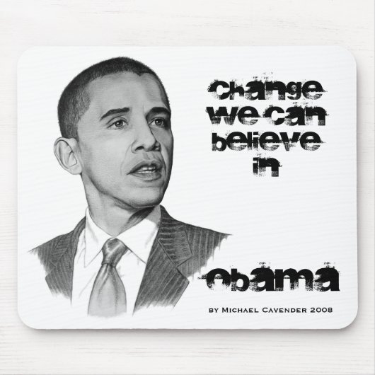 OBAMA-Änderung Mousepad (Vorne)