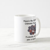 Obama-Änderungs-Tasse Kaffeetasse (VorderseiteRechts)
