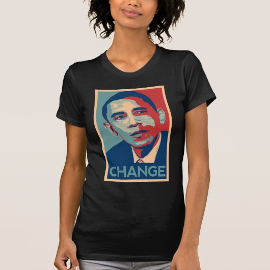 Obama-Änderungst-shirt T-Shirt (Vorderseite)