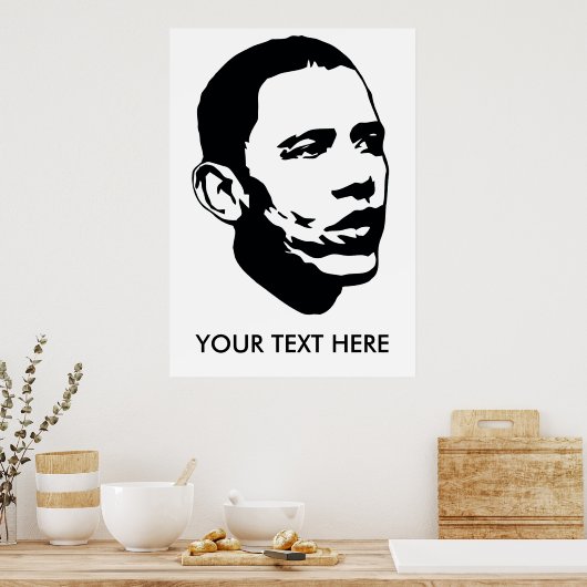 Obama Anpassungsfähiges Poster (Küche)