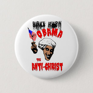 Obama-Antichrist-Knopf Button