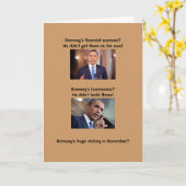 Obama auf Erfolg Karte (Gelbe Blume)