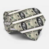 Obama auf Rechnung $100 Krawatte (Gerollt)