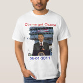Obama - Auftrag vollendet T-Shirt (Vorderseite)