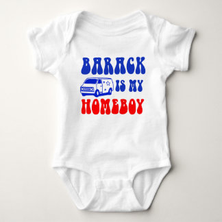 Obama-Baby - Barack ist mein Homeboy Baby Strampler