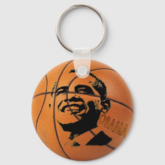Obama Basketball Schlüsselanhänger (Vorderseite)