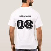 Obama-Basketball-Silhouette-T - Shirt (Rückseite)