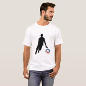 Obama-Basketball-Silhouette-T - Shirt (Vorne ganz)