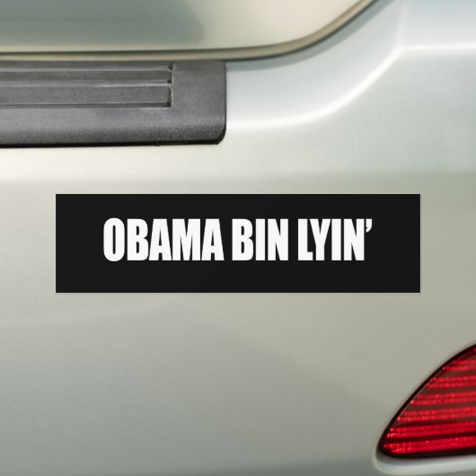 OBAMA-BEHÄLTER LYIN AUTOAUFKLEBER (Auf Auto)