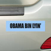 Obama-Behälter lyin Autoaufkleber (Auf Auto)