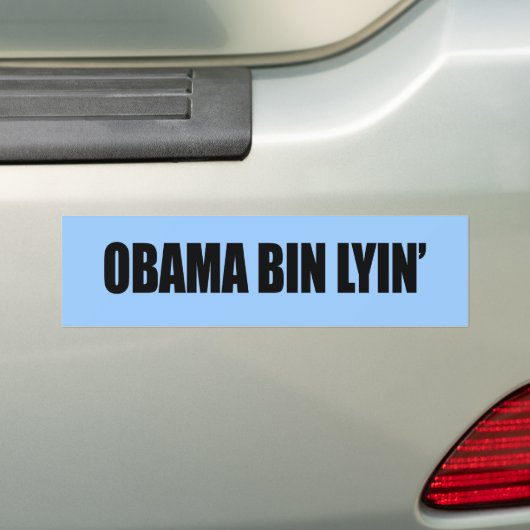 Obama-Behälter lyin Autoaufkleber (Auf Auto)