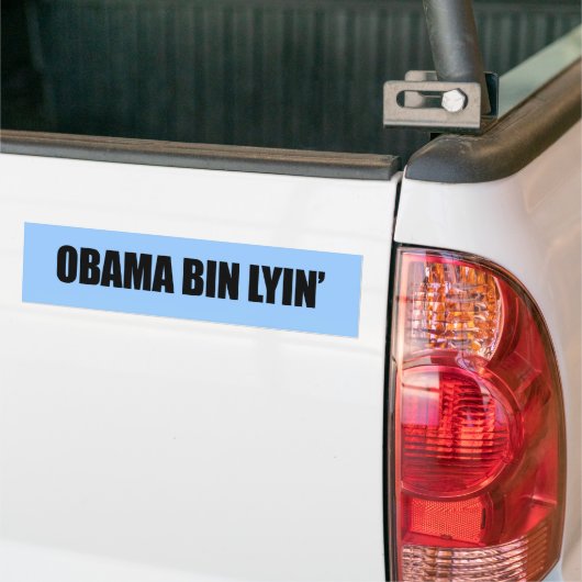 Obama-Behälter lyin Autoaufkleber (Auf Lkw)