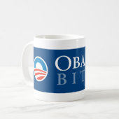 Obama beißt Tasse (Vorderseite Links)