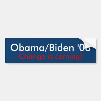 Obama/Biden '08 Autoaufkleber