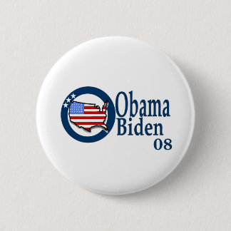 Obama Biden 08 Button