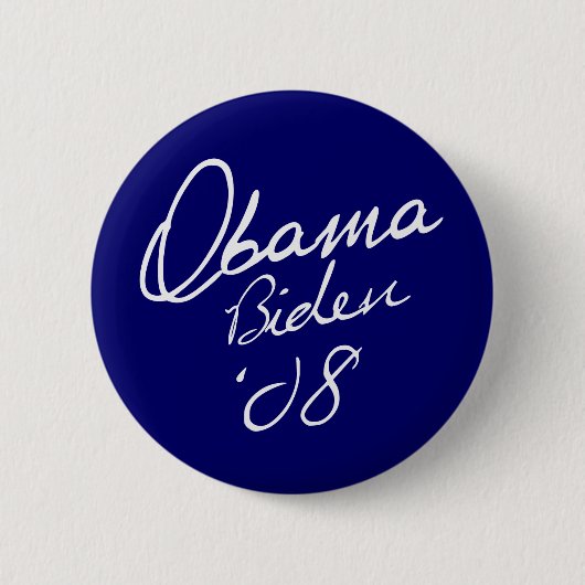 OBAMA / BIDEN 08 BUTTON (Vorderseite)