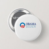 OBAMA / BIDEN 08 BUTTON (Vorne & Hinten)