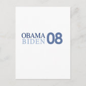 Obama Biden '08 Postkarte (Vorderseite)