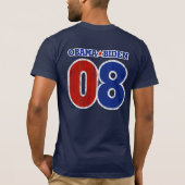 Obama Biden '08 (Vintag) T-Shirt (Rückseite)