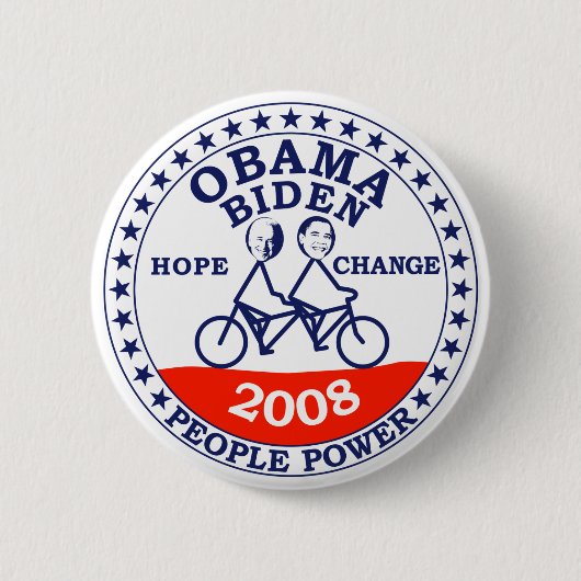 Obama Biden 2008 Button (Vorderseite)