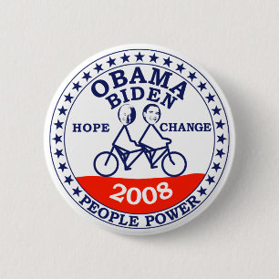 Obama Biden 2008 Button