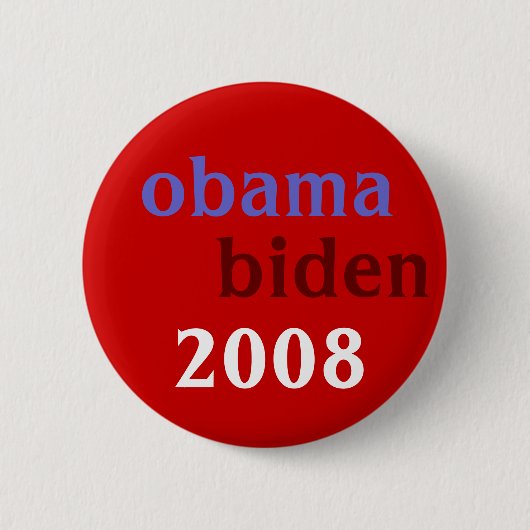 Obama Biden 2008 Button (Vorderseite)