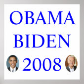 OBAMA BIDEN 2008 POSTER (Vorne)